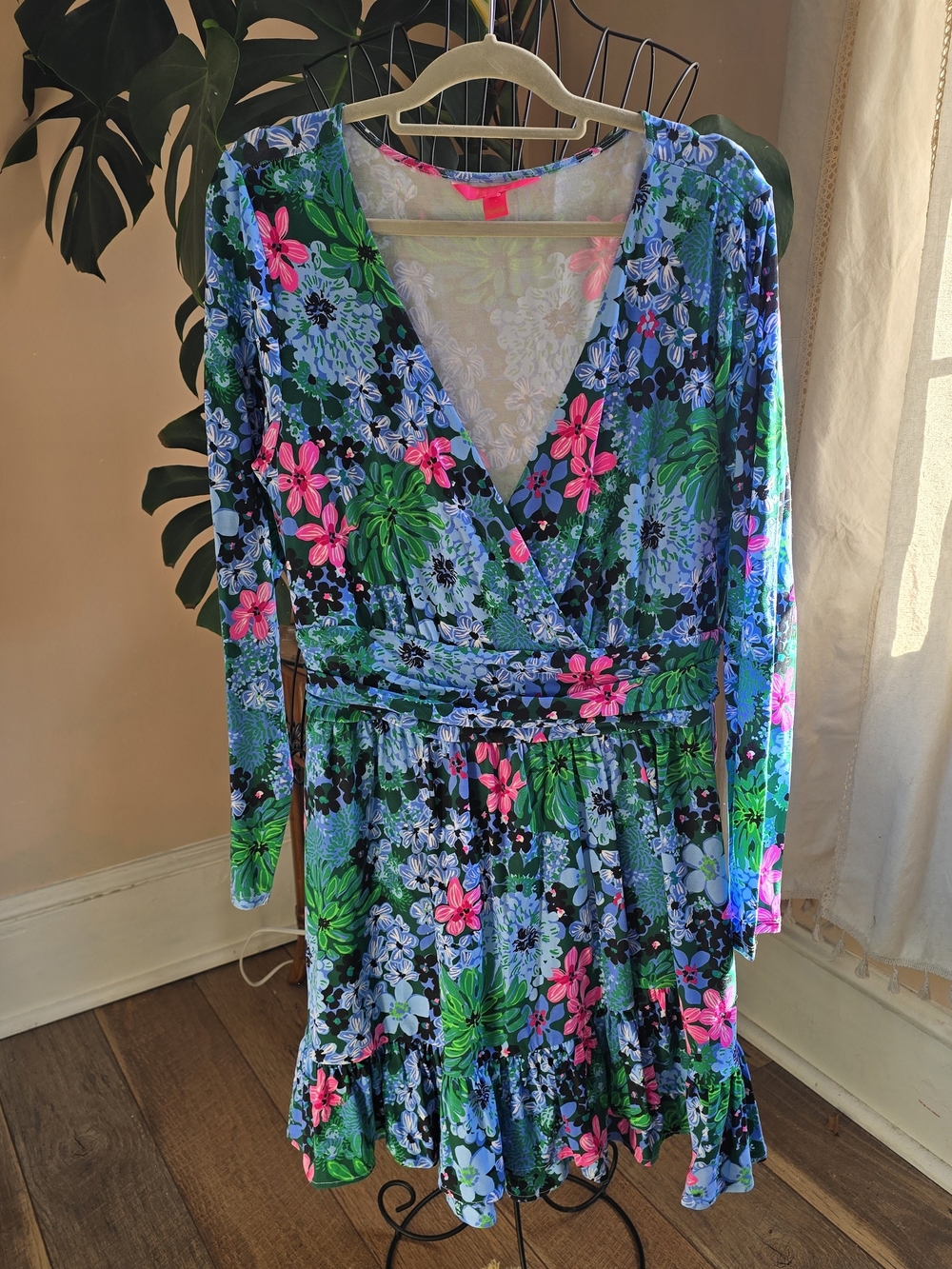 Lilly Pulitzer Codylee Romper "Soiree All Day" Print -- XL EUC